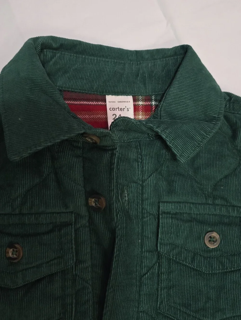 Carter's‎ Deep Green Corduroy Jacket